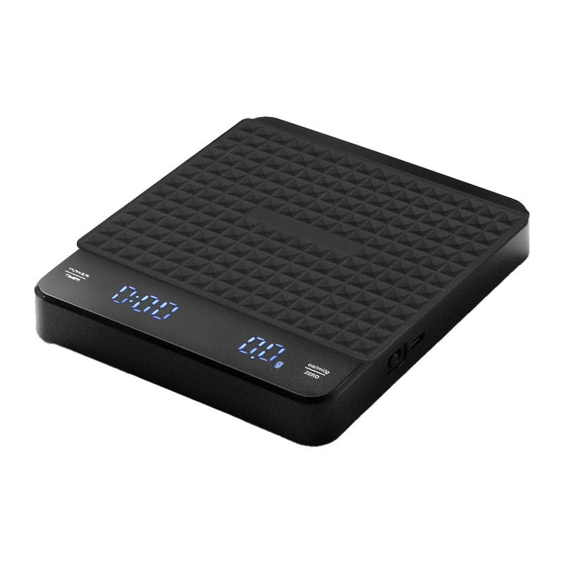 Digitale Küchenwaage Mit Timer, Led-anzeige, Integriertem Akku, Maximaler Tragkraft 3 Kg, Wiegegenauigkeit 0,1 G, Maßeinheiten Oz/ml/g. Ideal Für Filterkaffee Und Pour-over-kaffee.