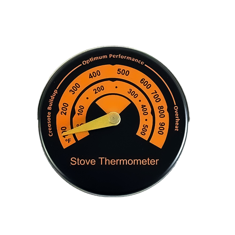 Magnetisches Thermometer Für Holzöfen, Gasöfen, Pelletöfen Und Ofenrohre. Schützt Den Ventilator Vor Schäden Durch Überhitzung.