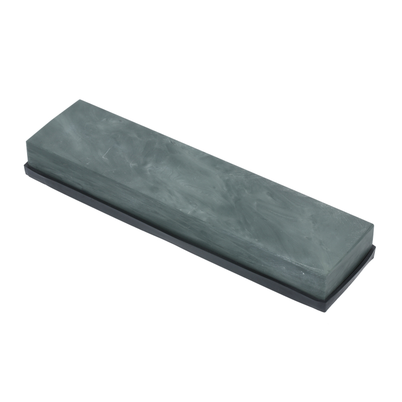 Schleifstein Mit 5000er Körnung Und Gummirücken, Feinpolierstein, 200 X 50 X 25 Mm