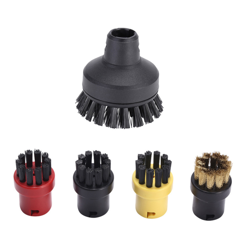 Set Mit 5 Rundbürsten Für Dampfreiniger, Inklusive Reinigungsaufsätzen Und Ersatzteilen Für Kärcher Sc1, Sc2, Sc3, Sc4, Sc5, Sc7 Und Ctk10.