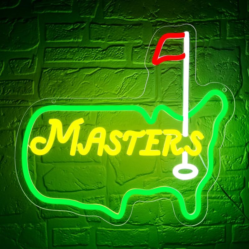 Dimmbare Led-neonreklame Für Golf, Wanddekoration, (33,8 × 35,8 Cm)