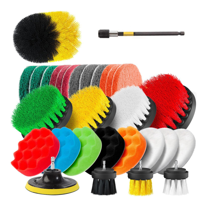 Set Mit 30 Bohrbürsten, Mehrfarbiges Reinigungszubehör-set, Mehrzweck-reinigungsbürste Für Fugen, Böden, Badewannen, Duschen, Fliesen, Badezimmer Und Küchen.