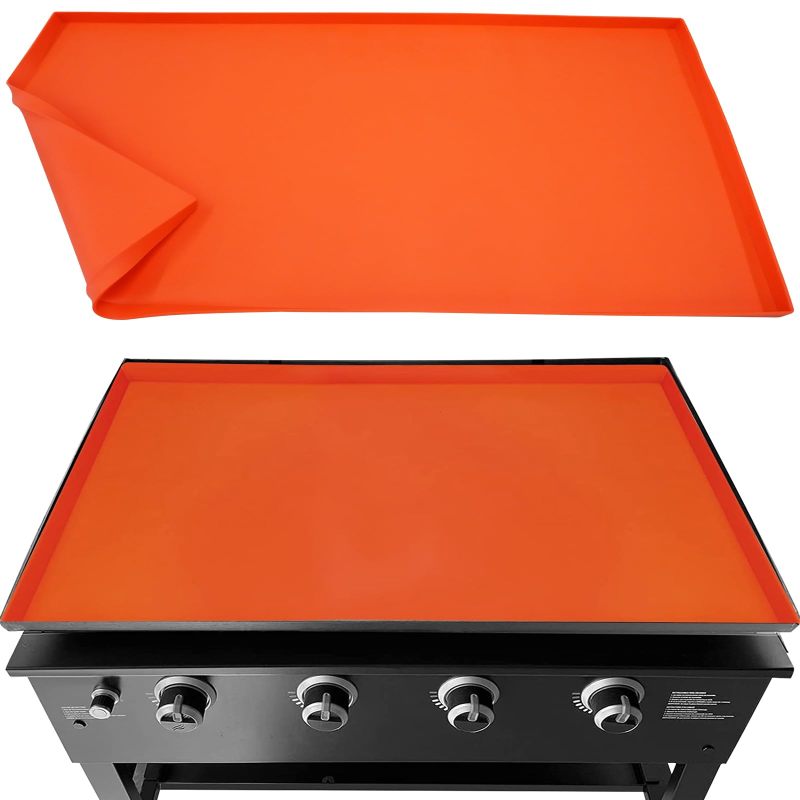 Hochwertige, 91 Cm (36 Zoll) Große Silikon-kochmatte Für Blackstone-grillplatten, Grillschutz Für Die Terrasse, Wiederverwendbare Abdeckungen