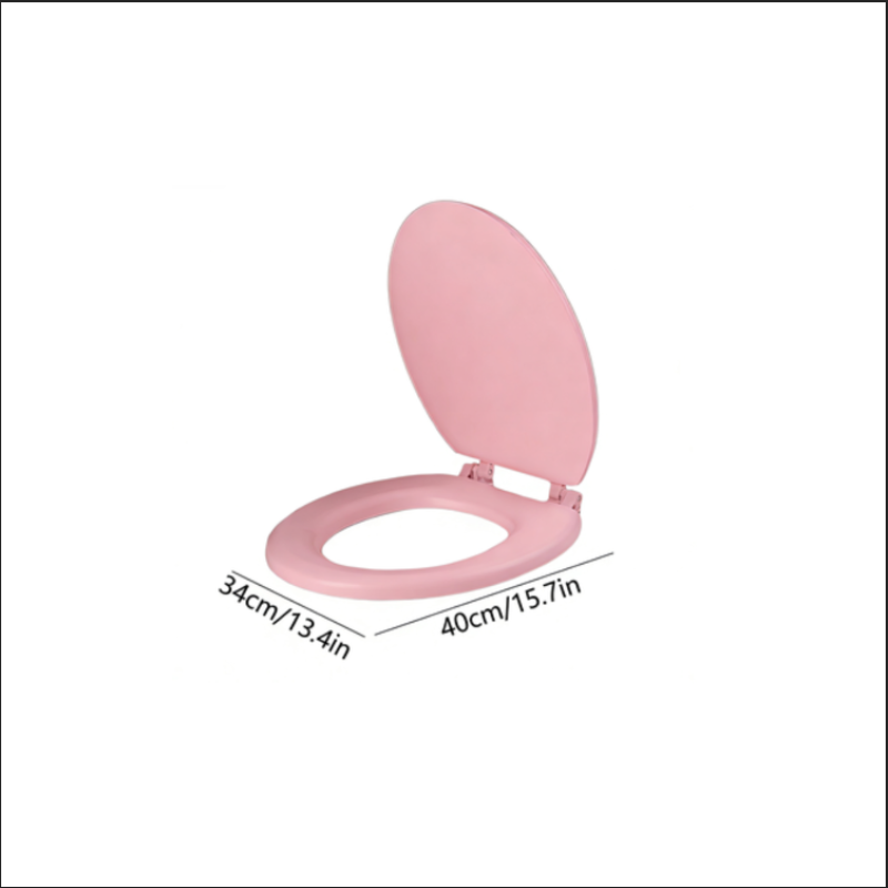 Weicher Schaumstoff-toilettensitzbezug, Dickes U-förmiges Eva-toilettensitzzubehör, Rosa, Formstabil, Vergilbt Nicht, Weich Und Angenehm Im Griff.
