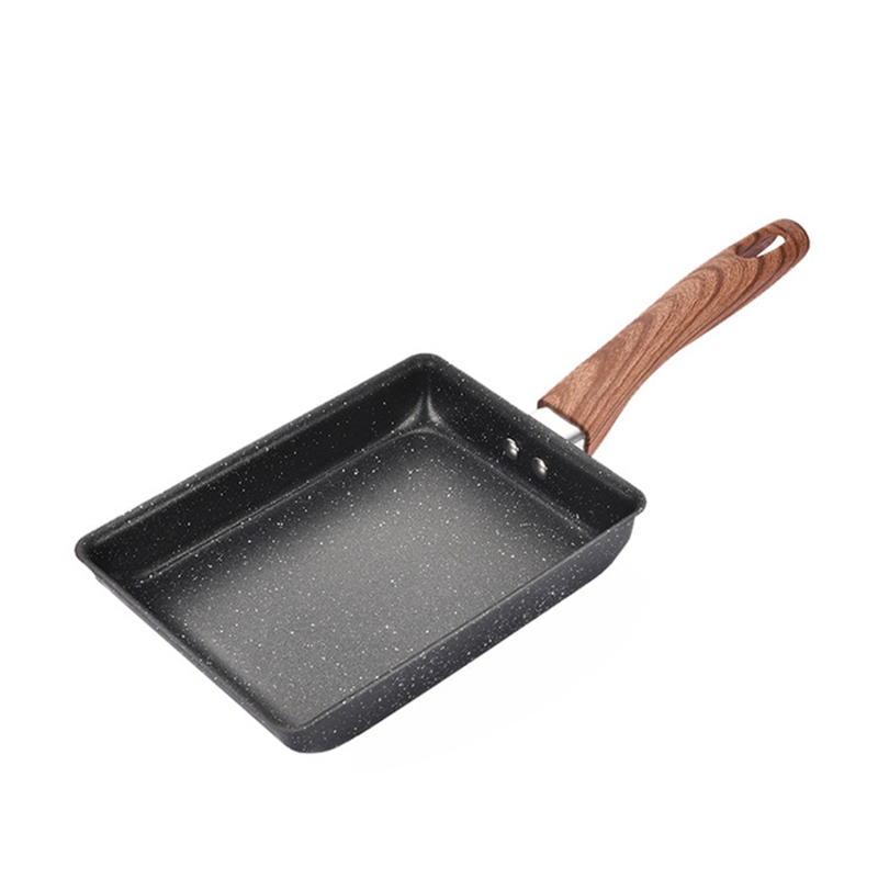 Tamagoyaki-pfanne, Japanische Omelettpfanne, Eierpfanne, Ölfreie Bratpfanne, Antihaftbeschichtete Omelettpfanne, Yuzishao Rechteck