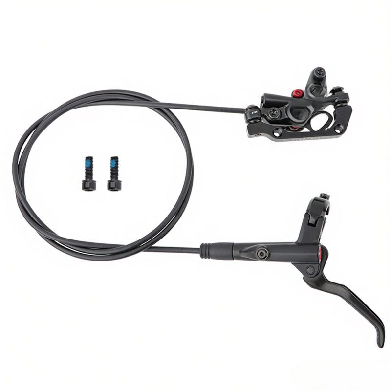 Hinterrad-hydraulikscheibenbremssattel Für Mountainbikes Mit 4 Hydraulikkolben Und Zwei-wege-bremssystem, 22,2 Mm Bremshebel-set Links Für Mountainbikes