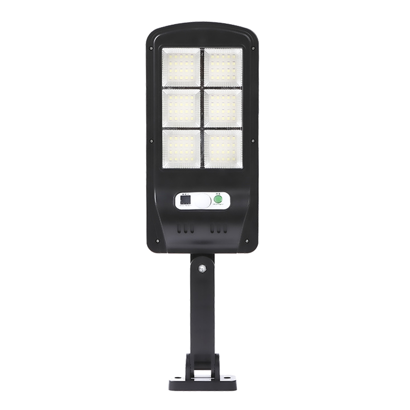Lampadaire Solaire Extérieur À 120 Led Avec Détecteur De Mouvement Pir, 4 Modes D'Éclairage, Étanchéité Ip65 Et Batterie Rechargeable Haute Capacité Intégrée De 1500 Mah.