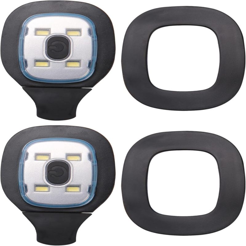 Set Mit 2 Wiederaufladbaren Led-cliplampen Mit Usb-anschluss, Ladelampenmodell Für Outdoor-aktivitäten