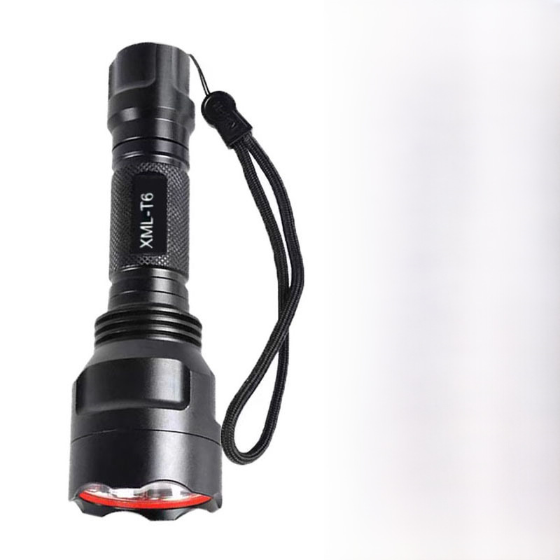 C8 Led-taschenlampe, Hohe Helligkeit, Fester Fokus, Ultrahelle T6-lampe, Aluminiumlegierung (t6-lampen)