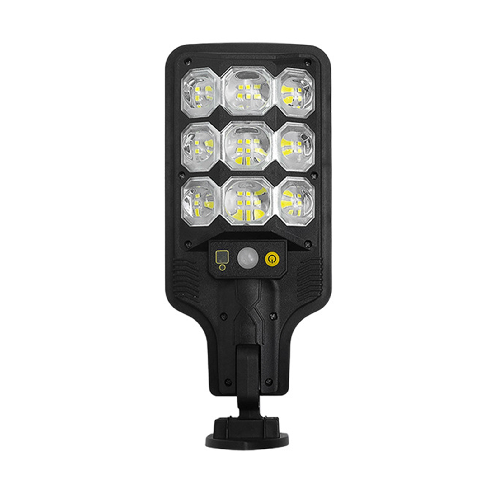 Lampadaire Solaire Ultra-lumineux Avec Détecteur De Mouvement Pir, Éclairage Extérieur Pour Cour, Éclairage De Sécurité Solaire, Allumage/extinction Automatique Avec Télécommande, Étanchéité Ip65