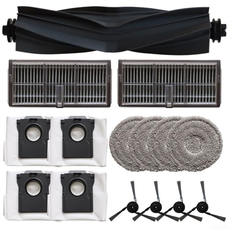 Zubehör Für Die Saugroboter X40/x40 Pro Und L40 Ultra 25 (1 Klebebürste, 2 Filter, 4 Bürsten, 4 Seitenbürsten, 4 Beutel)
