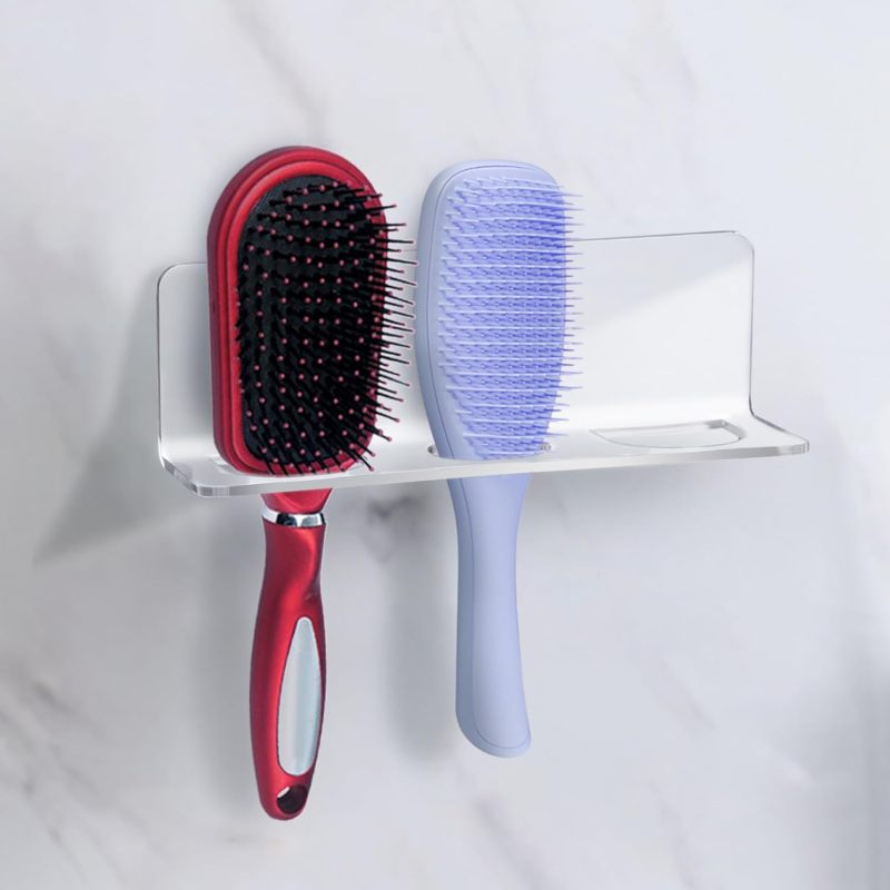 Transparenter, Wandmontierter Acrylhalter Für Friseurwerkzeuge