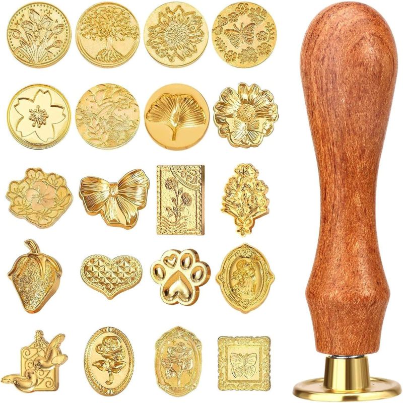 Satz Goldener, Feuerfester Lacksiegel