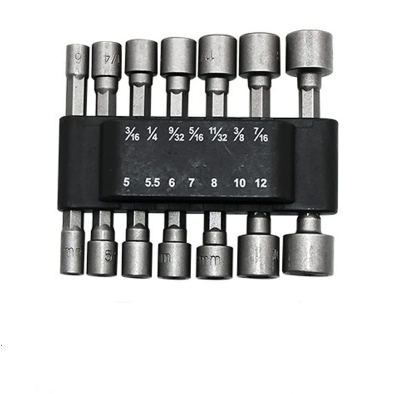 5-13 Mm Sechskantschaft-steckschlüsselsatz, 14-teilig, Nicht Magnetisch (1/4")