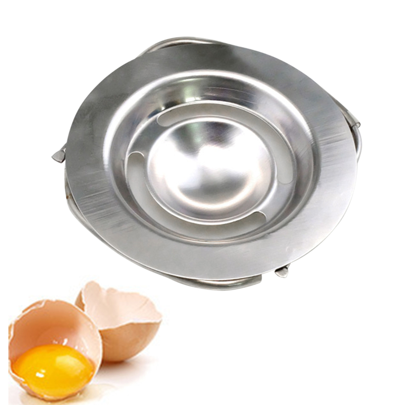 Eiertrenner Aus Edelstahl, Trenner Für Eiweiß Und Eigelb, Zusammenklappbarer Eierfilter Zum Kochen Und Backen, Küchenutensil