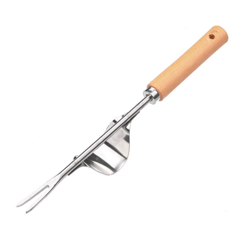 Tragbares, Manuelles Unkrautentfernungswerkzeug, Unkrautstecher, Gartengerät Mit Ergonomischem Holzgriff, Umpflanzwerkzeug Für Rasenflächen, Ackerland Und Bonsai