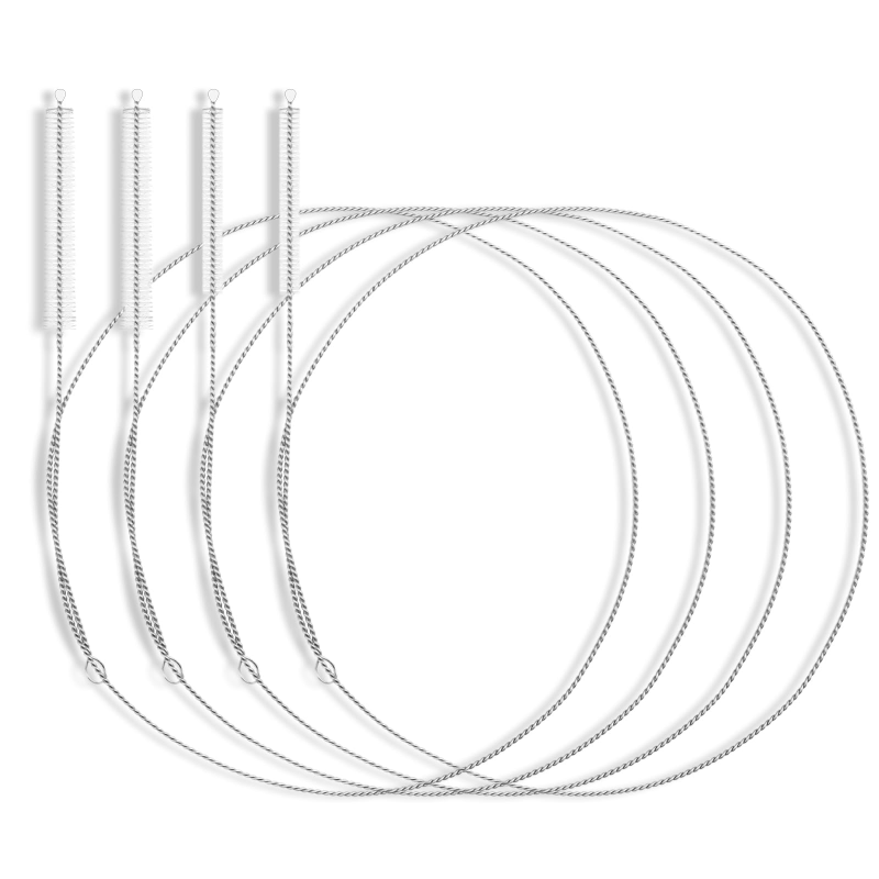 Foyods 4er-pack Extra Lange 99 Cm (39 Zoll) Strohhalm-reinigungsbürsten, Bürsten Für Lange Schläuche Und Strohhalm-staubbürste, Schlauchreinigungsbürste, Bürste Für