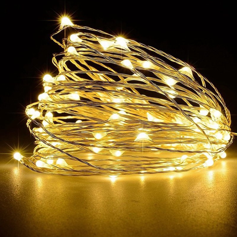 4,9 M (16 Fuß) Lange Lichterkette Mit 50 Leds, Usb-betrieben, Dekorative Lichterkette Für Weihnachten Und Halloween, Ideal Zur Beleuchtung Von Gärten, Terrassen, Patios, Höfen, Hochzeiten Oder Gartenp