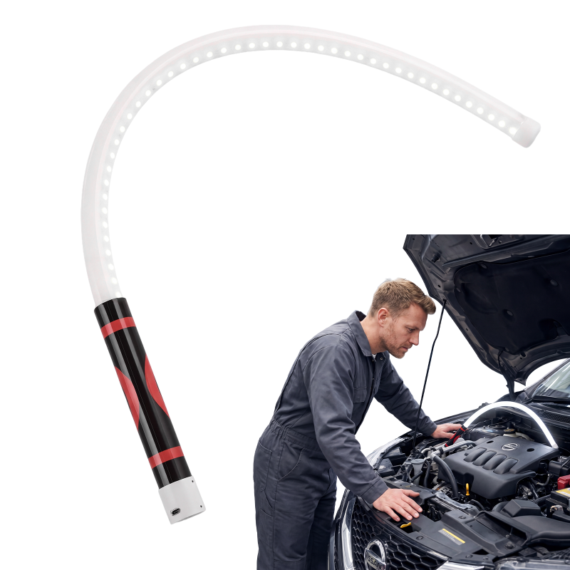 Flexible Led-taschenlampe, Wiederaufladbares Inspektionswerkzeug Mit 3 Helligkeitsstufen (1 Stück)