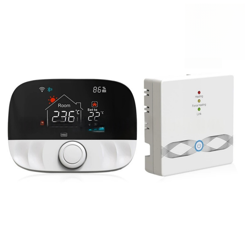 Programmierbarer Tuya Wi-fi-thermostat, Wöchentlich Programmierbar, Fernsteuerbar Über Die Mobile App Tuya Smartlife, Kompatibel Mit Yandex Alice Und Google Home (sprachsteuerung).