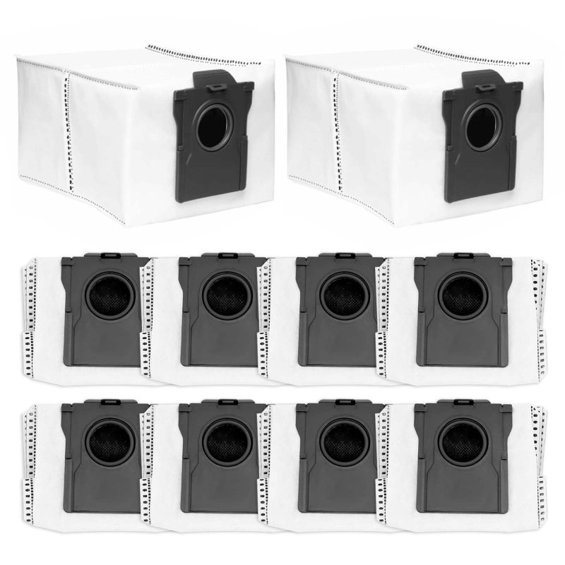 Einweg-staubbeutel 10 Weiß Kompatibel Mit Den Saugrobotern Der Serien X50 Ultra/x40 Ultra/x30 Ultra/l10s