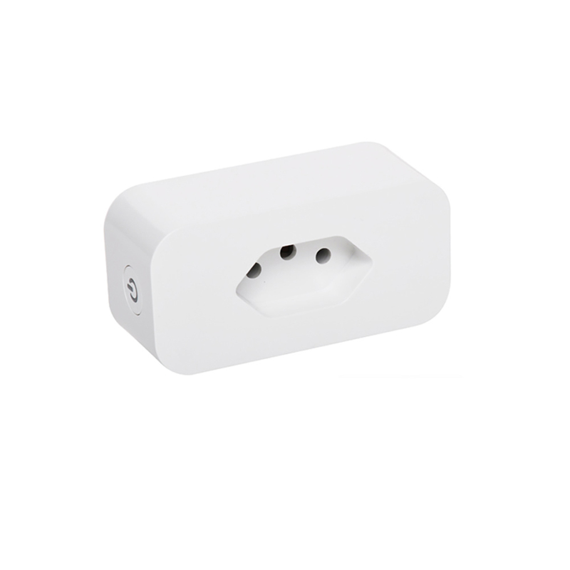 Brasilianischer Wlan-smart-stecker 16a, Kompatibel Mit Smart Life Und Google Home, 3 Positionen, 3 Löcher, Smarte Steuerung, 110v-240v (br-16a-wifi)