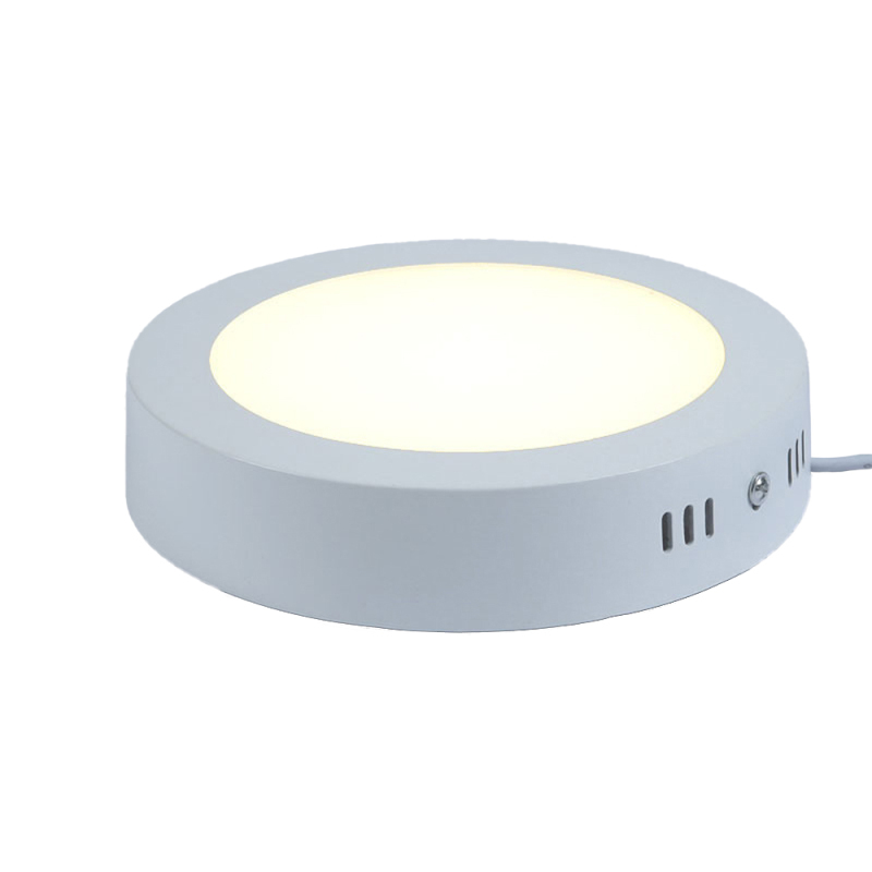 18w 6000k Led-panel, Ultradünn, Rund, Zur Aufputzmontage, Für Die Decke, Ideal Für Zuhause, Büro, Wohnzimmer, Flur Und Treppenhaus.