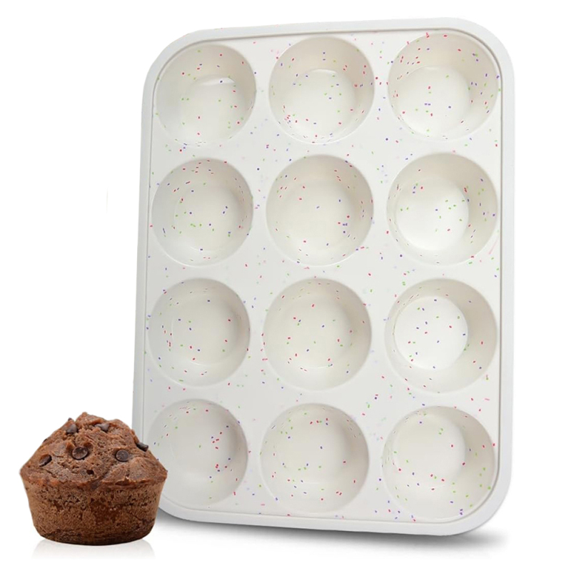 Silikon-muffinform, Standardgröße (7/12 Mulden), Antihaftbeschichtet Und Langlebig, Ideal Zum Backen Zu Hause.