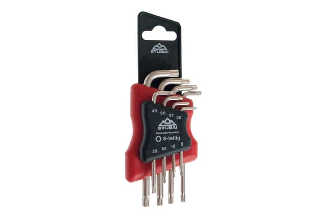 Stubai Stiftschlüsselsatz Torx 8-teilig