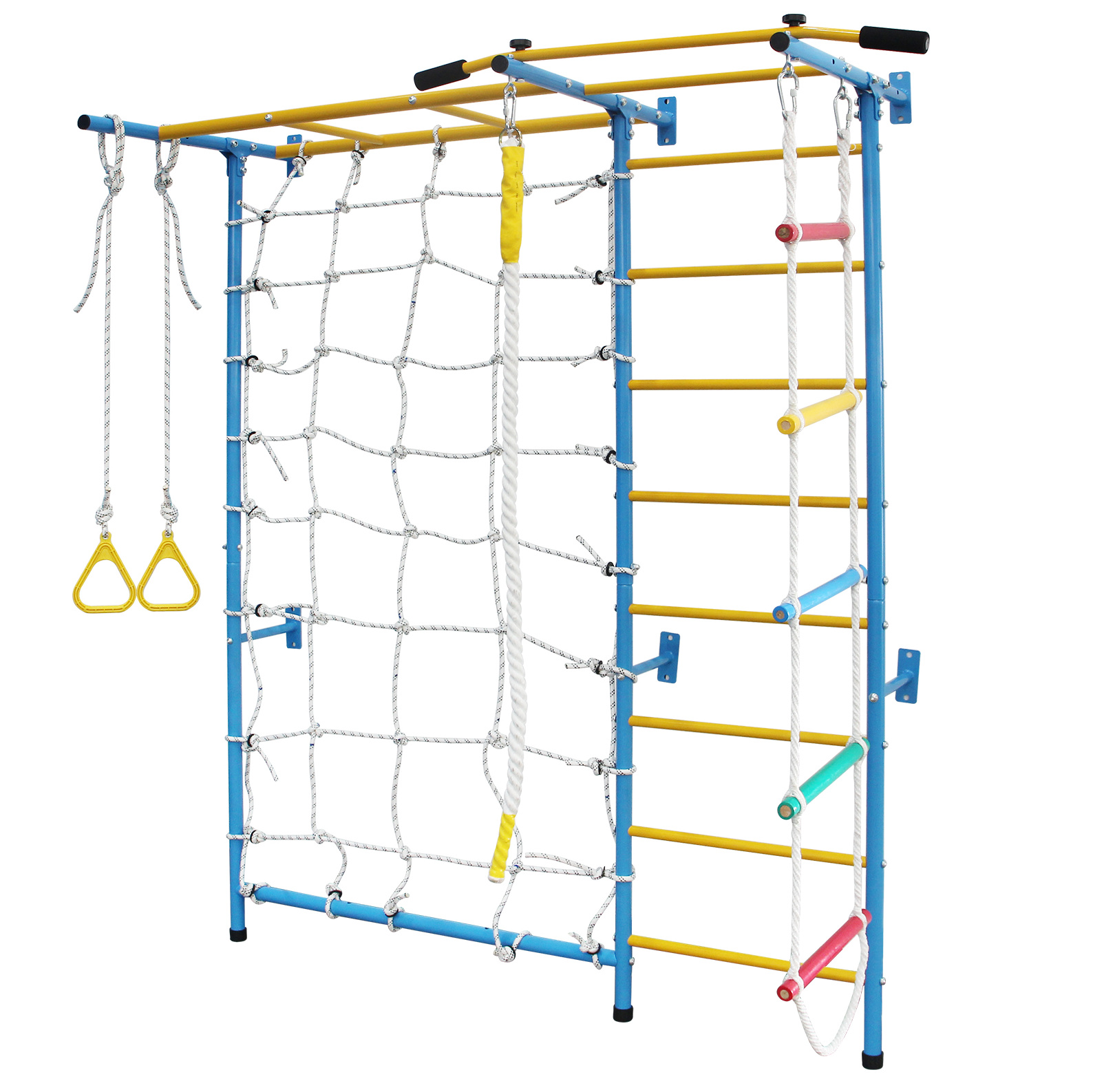 7-in-1 Kinder-klettergerüst Aus Kohlenstoffstahl, 99,8 Kg, Homvra