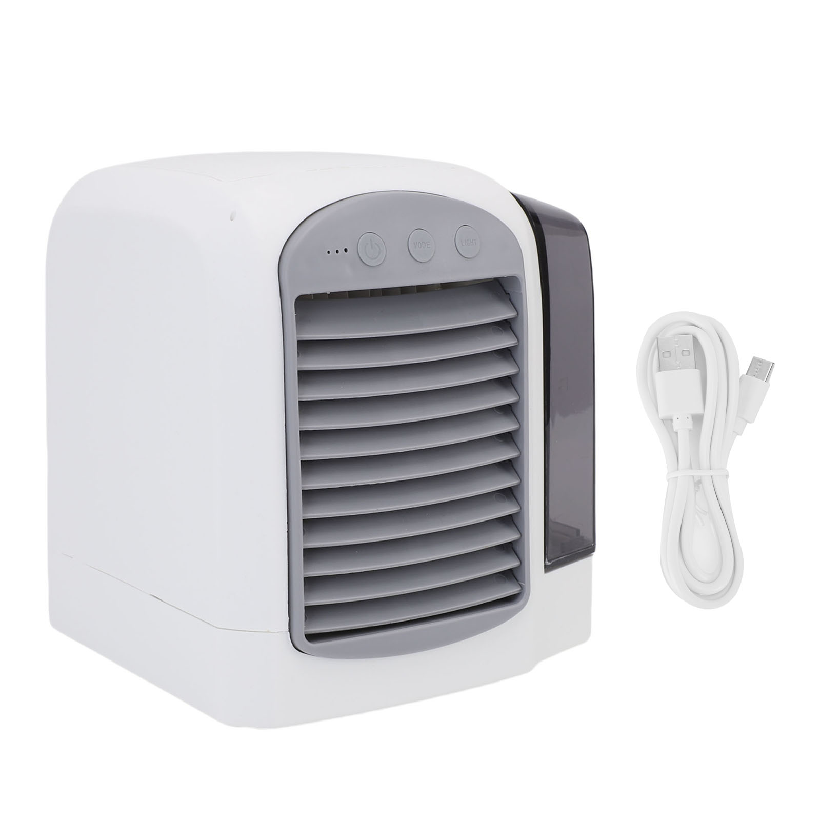 Climatiseur Portable 380 Ml, 3 Vitesses Réglables, Mini Ventilateur De Bureau Usb Pour Chambre À Coucher