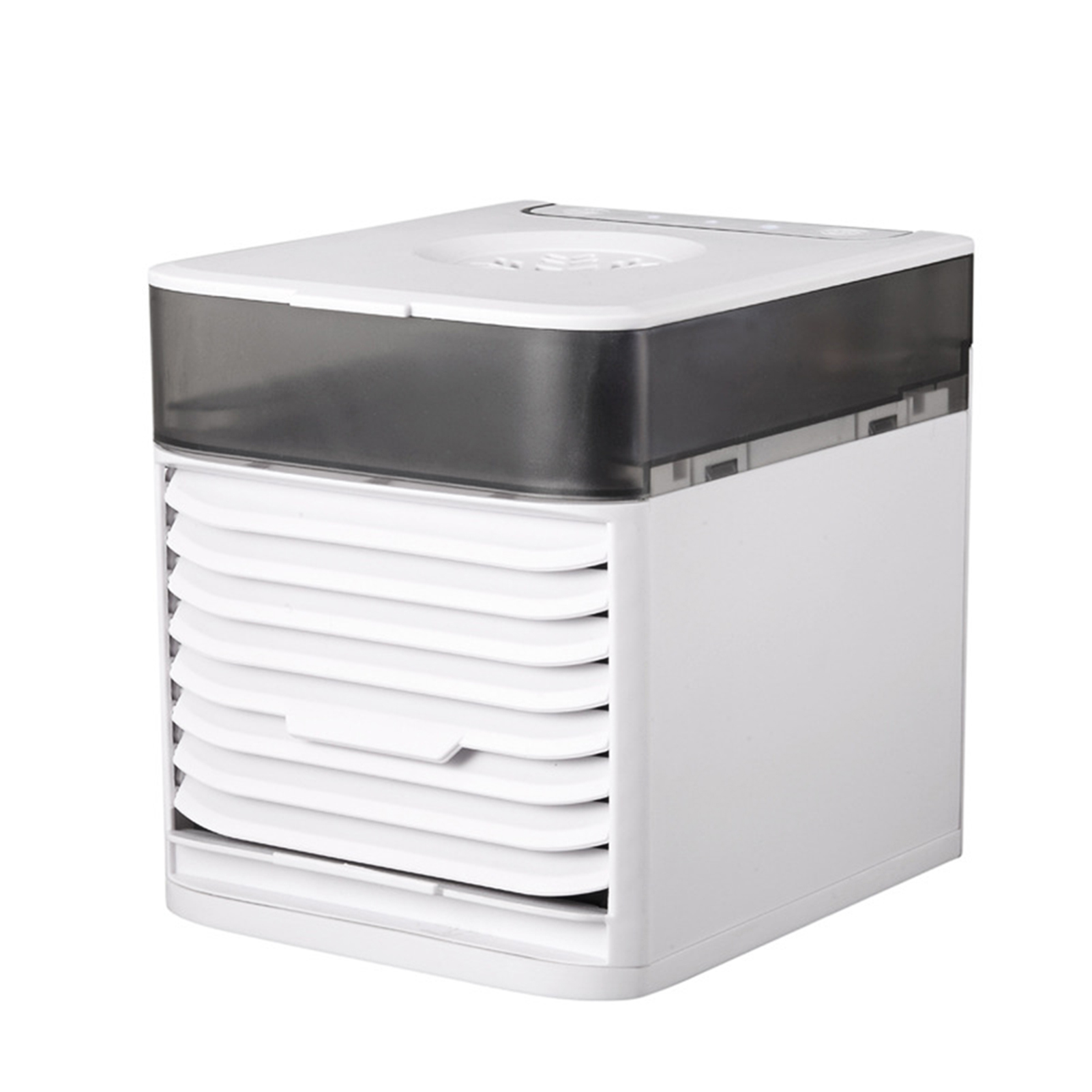 Mini Climatiseur Portable Avec Stérilisation Uv, Humidificateur, Rafraîchisseur D'Air, Filtre De Purification, Ventilateur Usb, Lumière Led 7 Couleurs