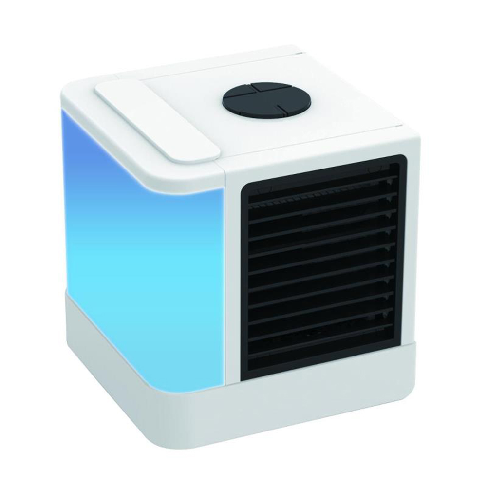 Refroidisseur D'Air Personnel, Climatiseur Portable, Mini Ventilateur De Bureau, Refroidisseur D'Air Par Évaporation Usb