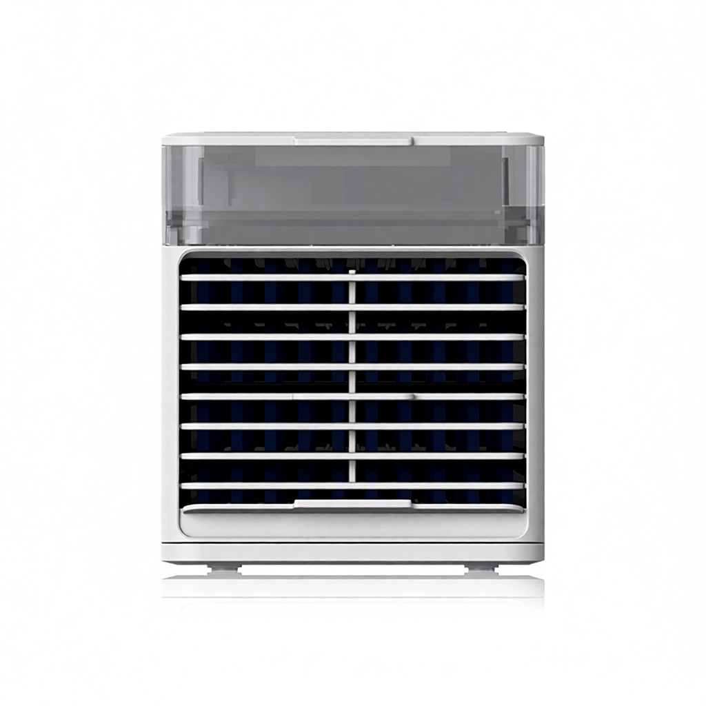 Climatiseur 4 En 1 Avec Refroidissement, Humidification, Purification, Aromathérapie, 3 Vitesses, 3 Modes, 7 Led