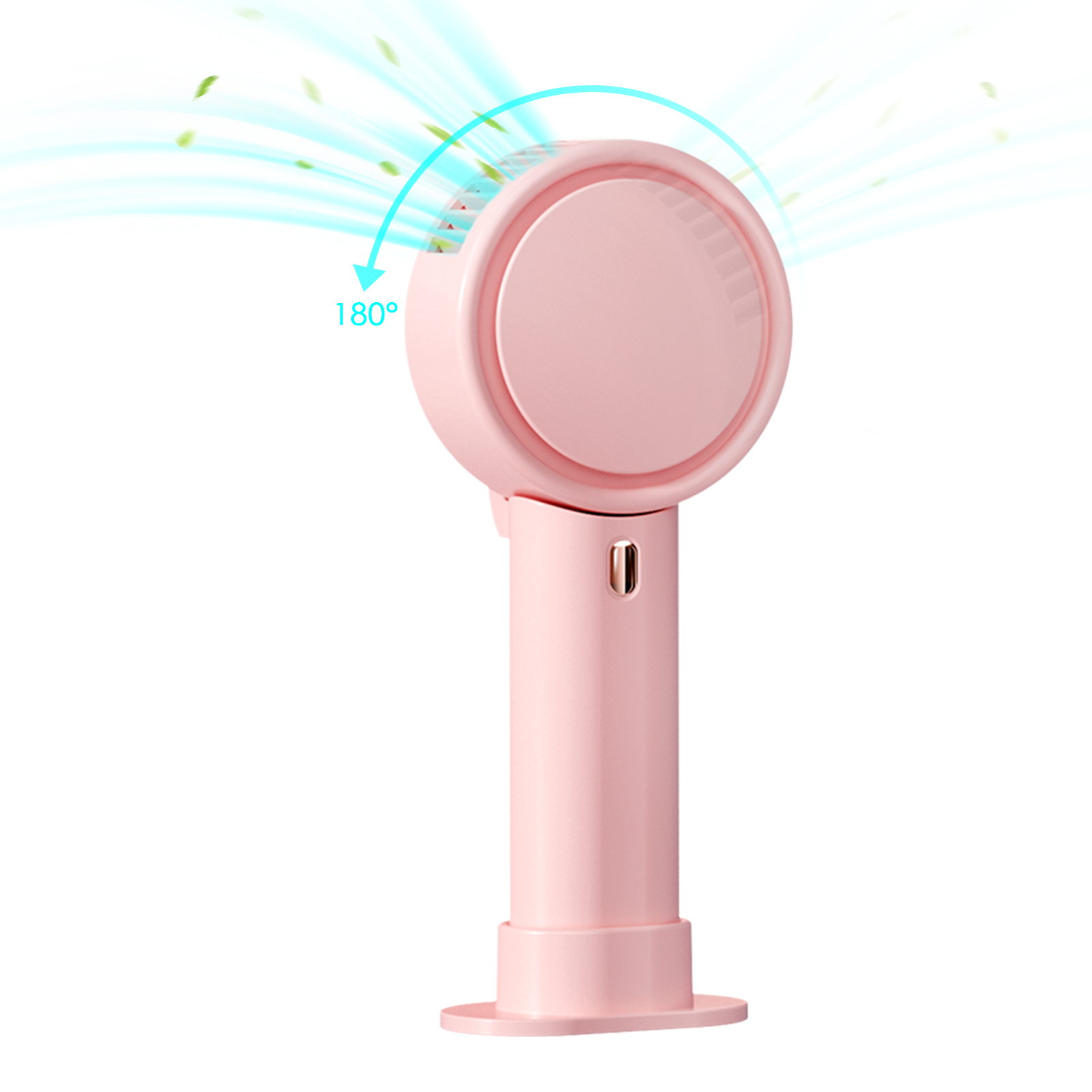Ventilateur Portable 3 En 1, Tour De Cou, Bureau, Main, Sans Pales, Sortie D'Air Rotative À 180°, 3 Vitesses