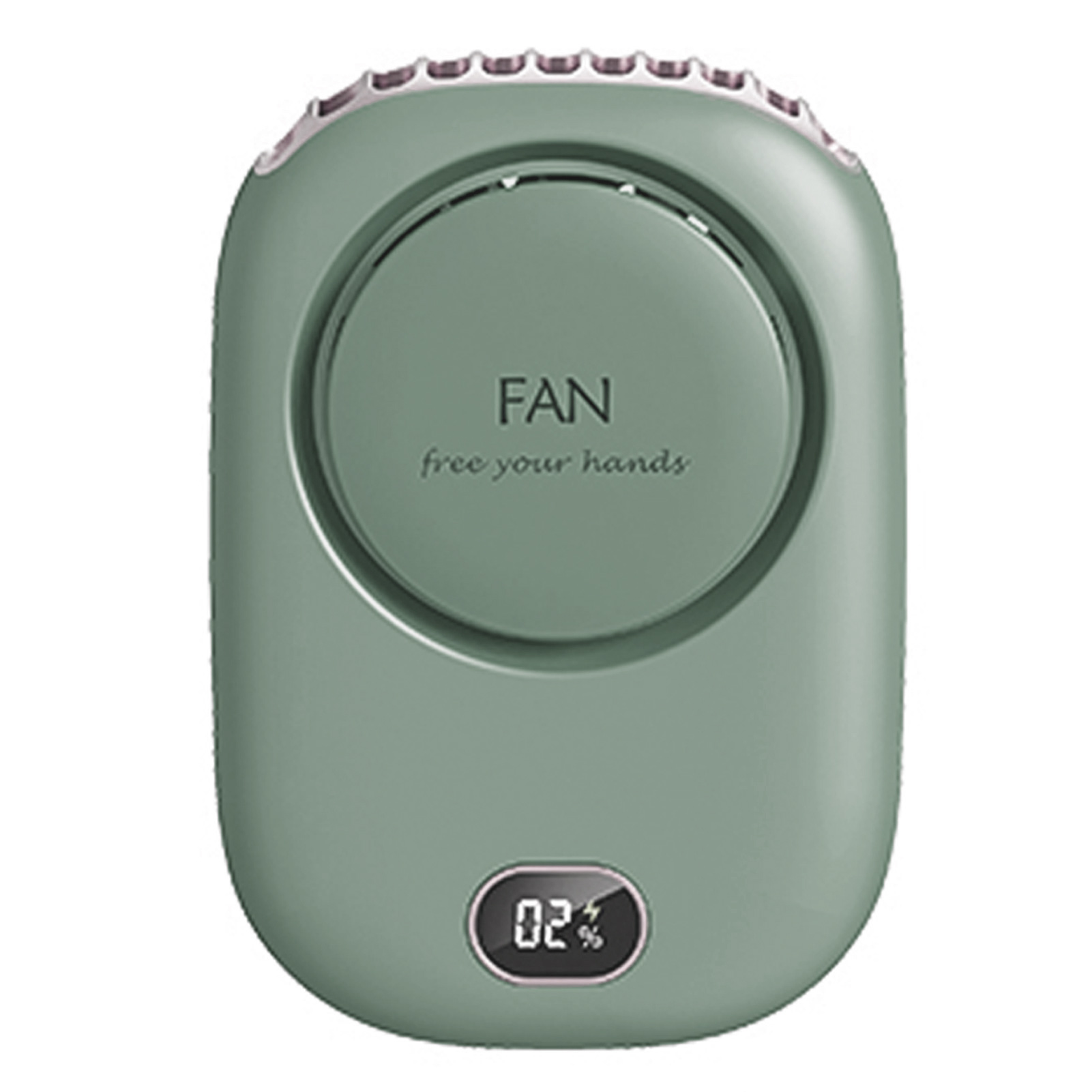 Mini Ventilateur De Cou Avec Port Usb (vert)
