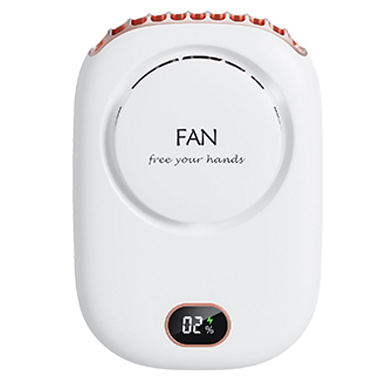Mini Ventilateur De Cou, Blanc, Usb Dq203