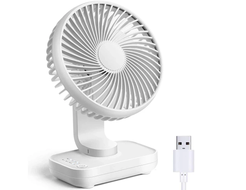 Ventilateur Portable Silencieux, Ventilateur Personnel Fonctionnant Sur Batterie Rechargeable