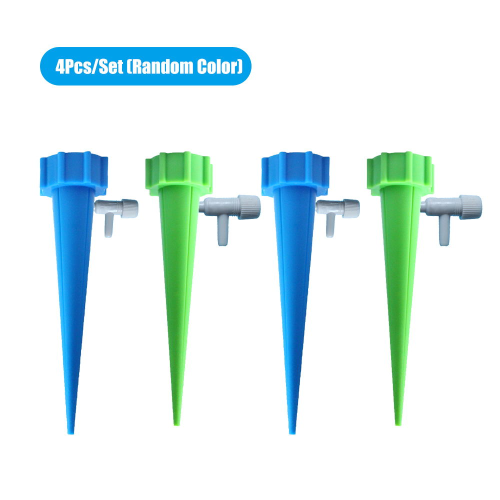 Automatische Pflanzensprinkler 1/4/6 Mit Tropfern Und Durchflussregelventil Zur Bewässerung Von Blumen Und Pflanzen Im Innen- Und Außenbereich (farbe Zufällig)