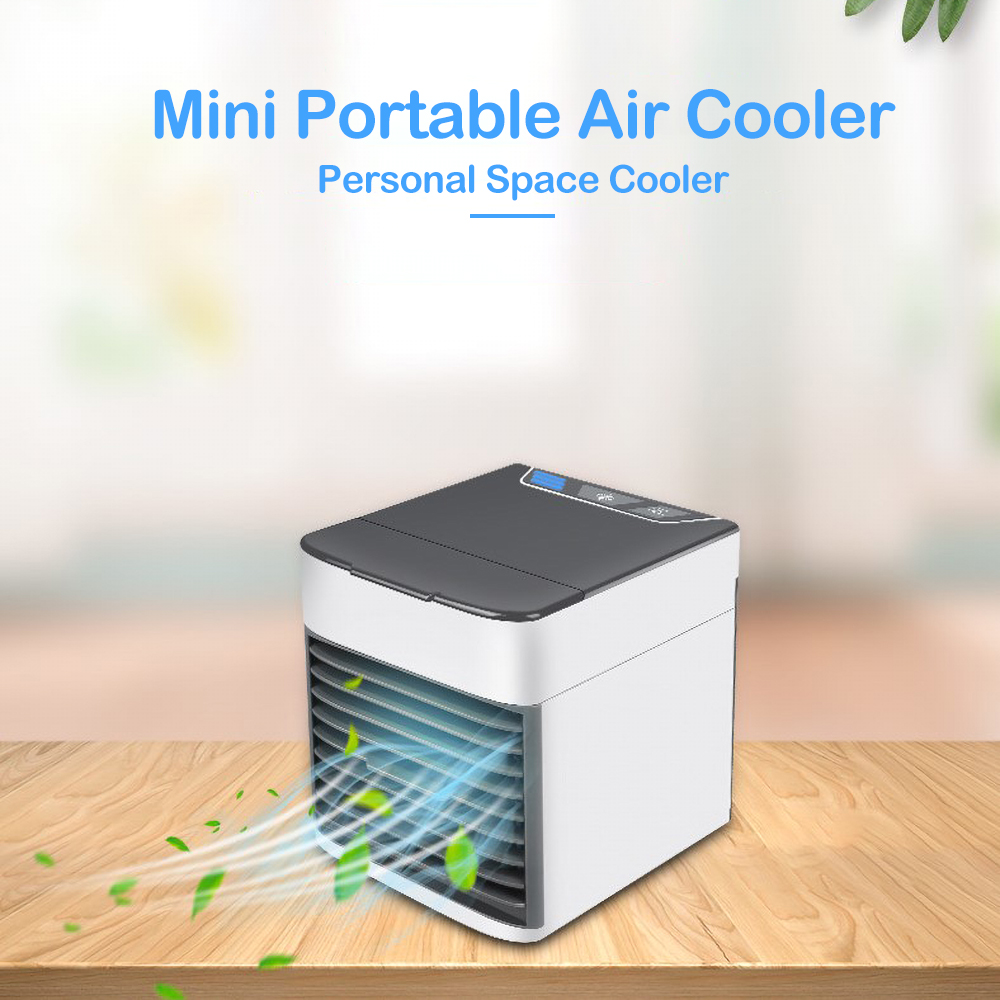 Refroidisseur D'Air Portatif, Climatiseur, Rafraîchisseur D'Air Personnel, Humidificateur Et Purificateur D'Air À Évaporation