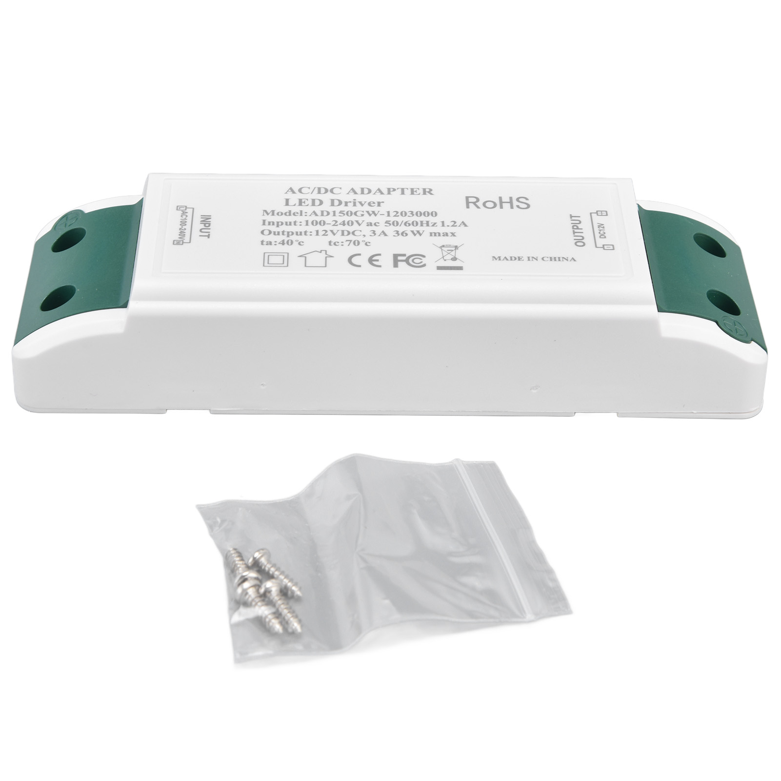 12v Dc 36w 3a Led-netzteil, Konstantstrom-spannungsadapter, 100-240v Led-netzteil