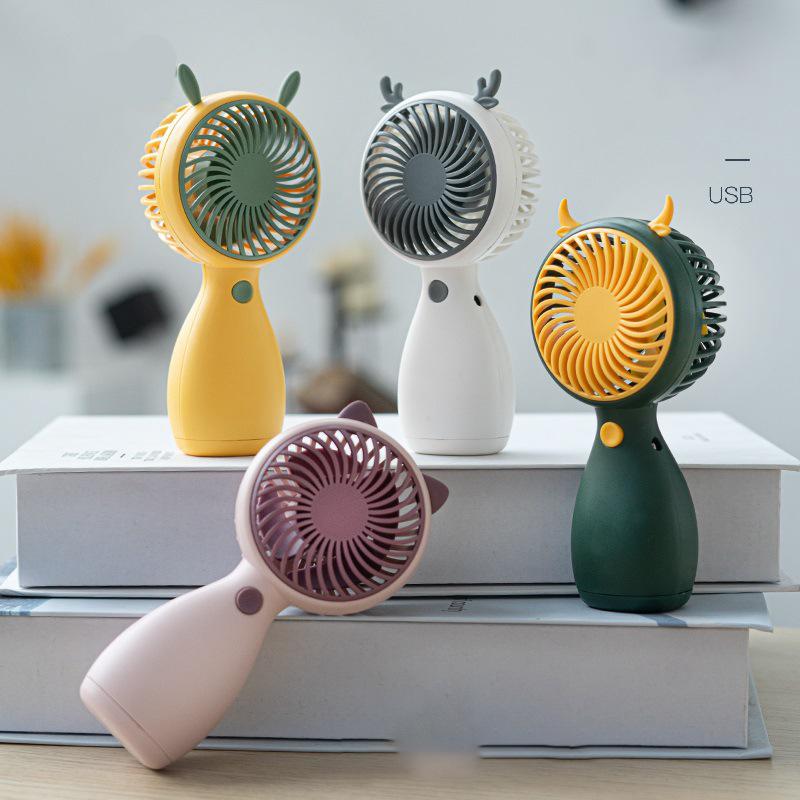 Mini Ventilateur Portable Rechargeable (jaune-jaune), Expédié Sous 24h, Ventilateur De Cou, Sans Fil À Piles