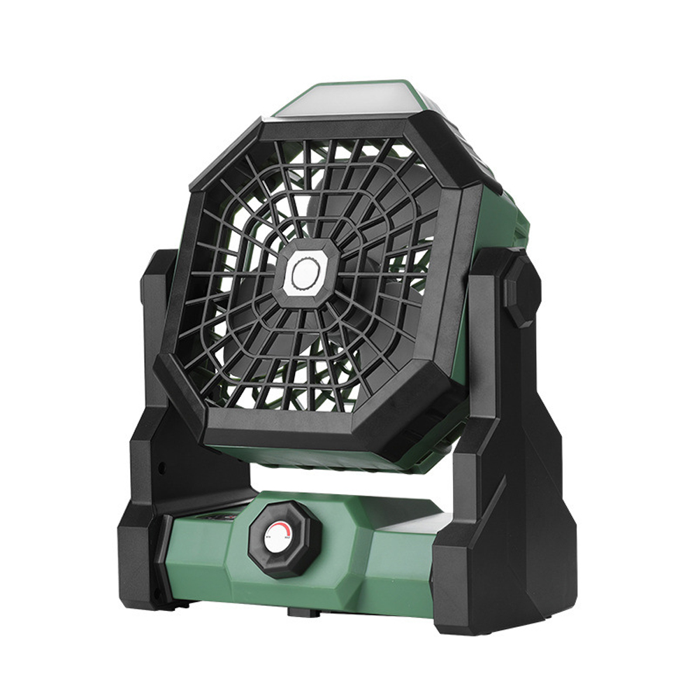 Ventilateur Plafond Extérieur Avec Lumière. Batterie Rechargeable 7800 Ma. Orientable À 270°. Éclairage Led Silencieux.