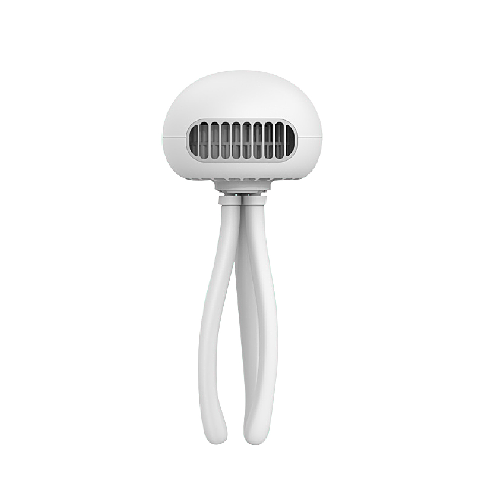 Ventilateur Usb Sans Pales, Mini Ventilateur Portable En Forme De Méduse, Déformable, Rechargeable, Pour Poussette, Avec Pieds De Support Flexibles