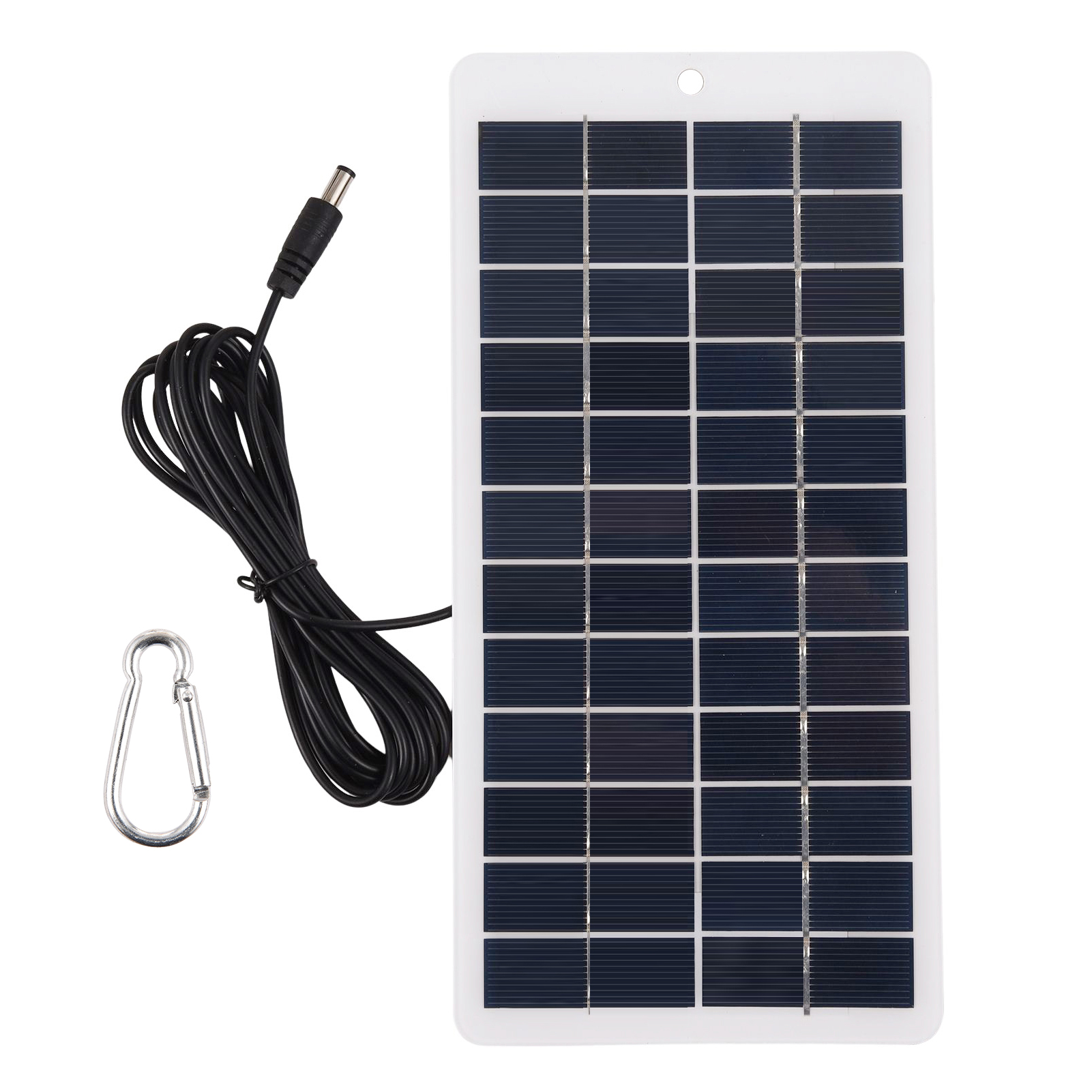 Solarpanel Aus Polykristallin, 5 W, 12 V, Mini-solarmodul, Tragbar, Mit Cc-anschluss