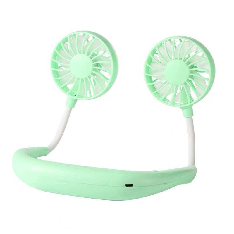 Ventilateur De Cou Silencieux Rechargeable Usb Pour Étudiants, Portable Et Compact, Idéal Comme Cadeau En Gros, Et Conventionnel.
