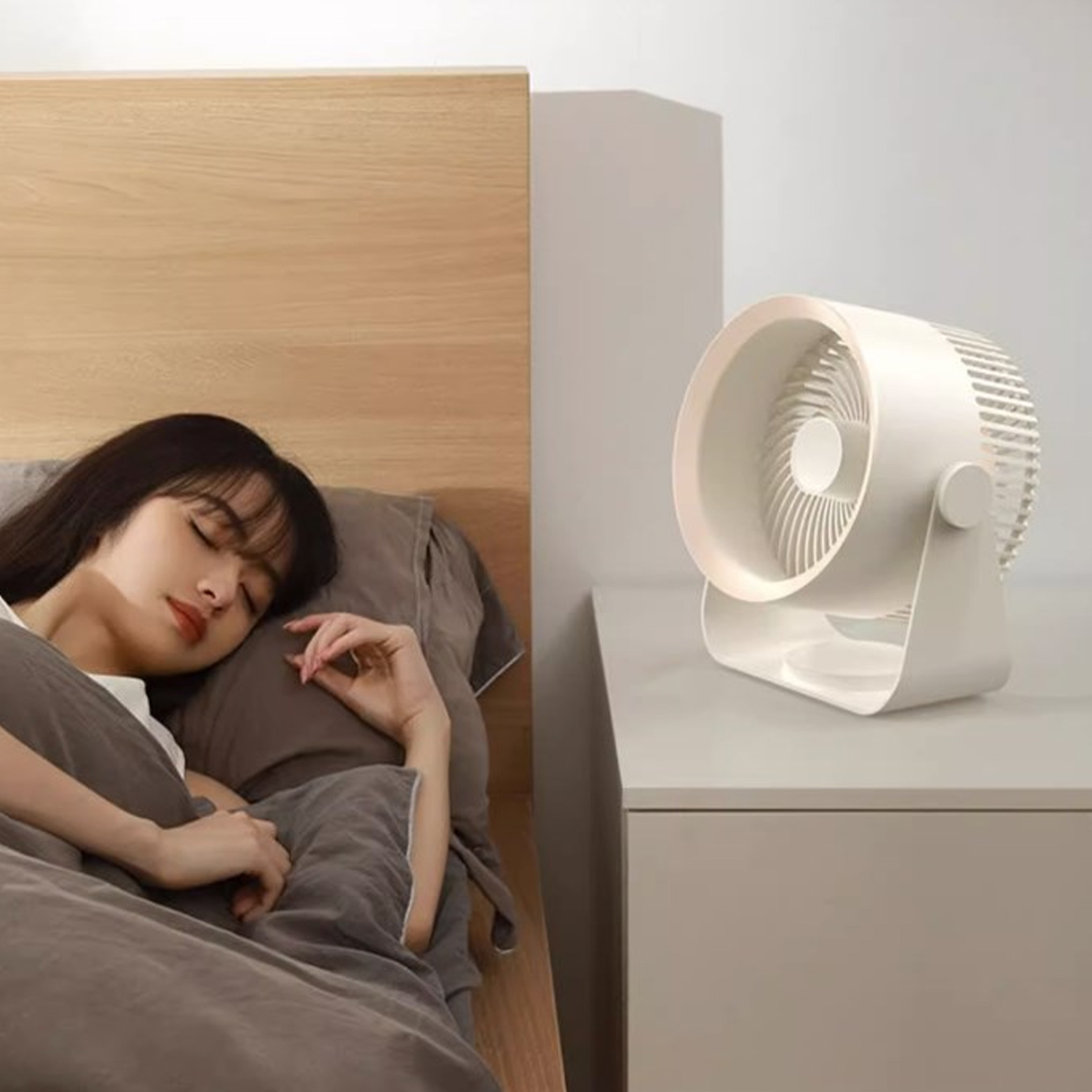 Ventilateur De Table Silencieux Et Puissant, Orientable À 180°, Pour Chambre Ou Cuisine.