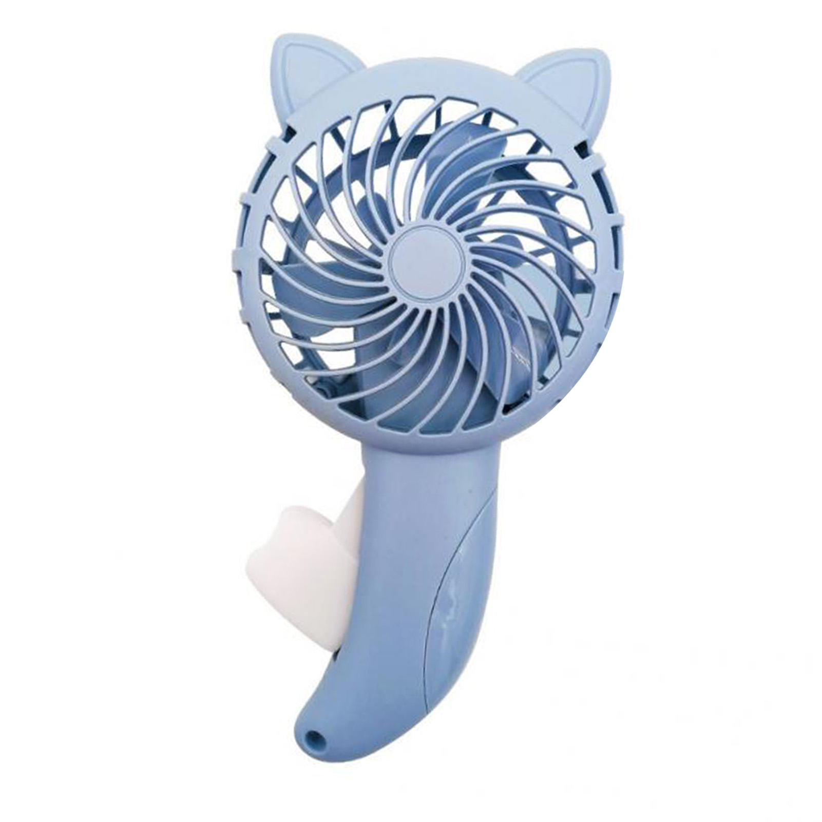 Ventilateur À Main À Oreilles De Chat, Sans Piles, Manuel, Petit Format, Idéal Pour Les Voyages Et Les Activités De Plein Air (rose).