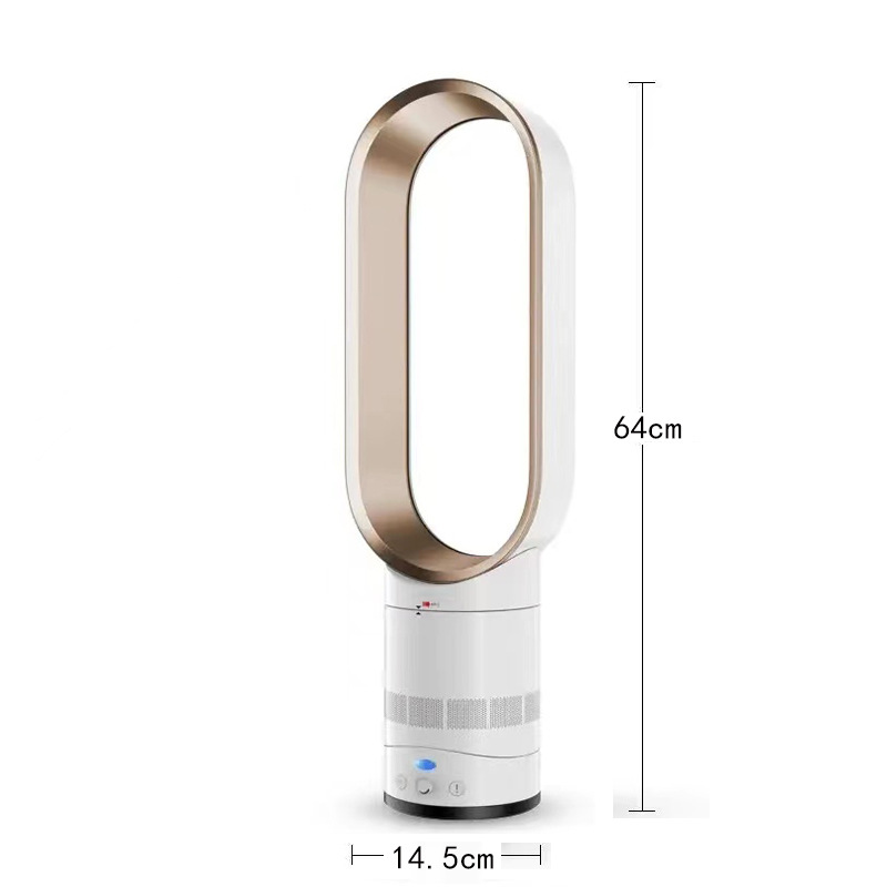 Ventilateur Sans Pales Silencieux, Ventilateur De Circulation Et Pour Vêtements, 40 Cm (16 Pouces) Couleur Or, 220 V, Conforme Aux Normes Européennes