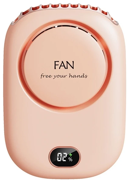 Ventilateur De Cou Suspendu Ykd Store Dq203 Mini Ventilateur De Bureau Usb (rose)
